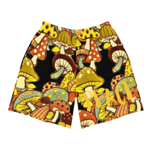Load image into Gallery viewer, Peaceful Mushroom | Black Shorts