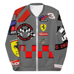 Motorsport Bomber Jacket | Grey