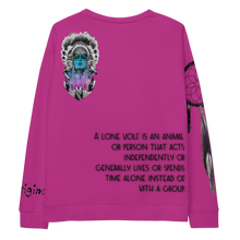 Load image into Gallery viewer, Lone Wolf (Native) | Hot Pink Sweatshirt