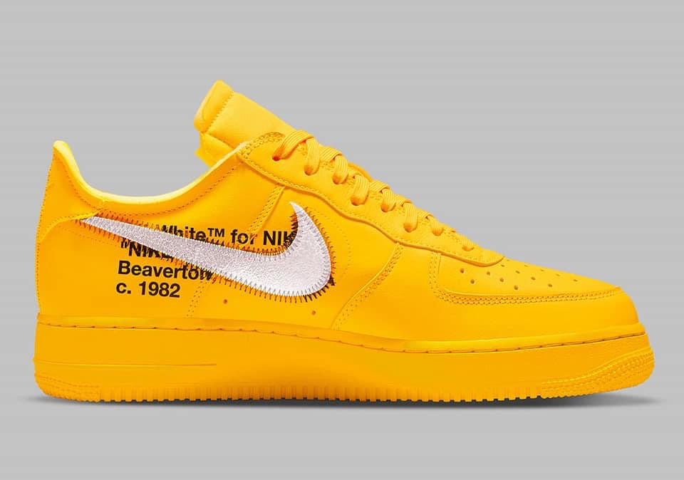 More Images of The Off-White x Nike Air Force 1 Low University