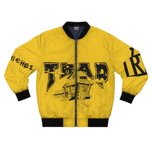 Load image into Gallery viewer, Honey 🍯 Comb Trap Bomber Jacket