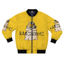Load image into Gallery viewer, Yellow Rags 2 Riches Bomber Jacket