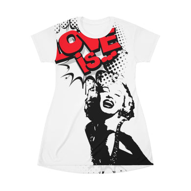Monroe Pop Art T-Shirt Dress