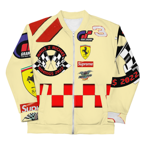 Motorsport Bomber Jacket | Cream