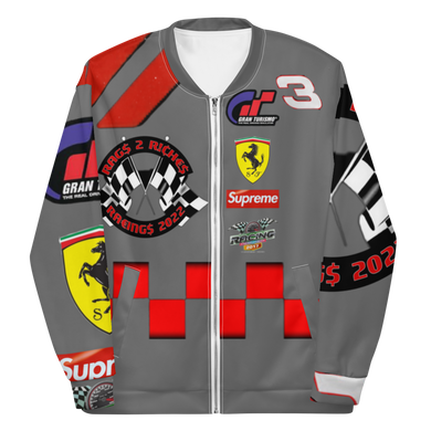 Motorsport Bomber Jacket | Grey