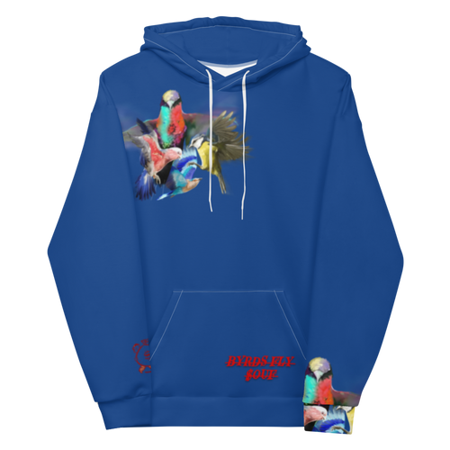 Byrds Fly Souf Royal Hoodie