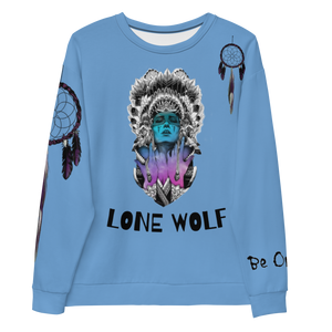 Lone Wolf (Native) | Powder Sweatshirt