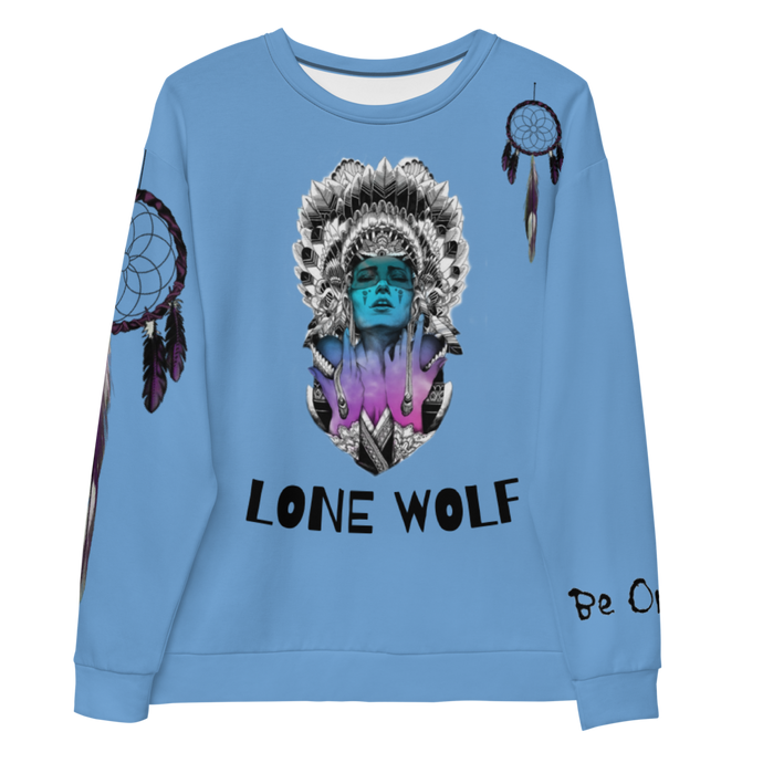 Lone Wolf (Native) | Powder Sweatshirt