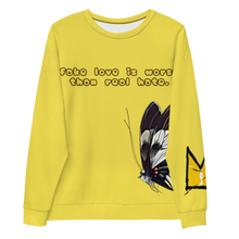 Load image into Gallery viewer, Fake Love Sweatshirt | Yellow