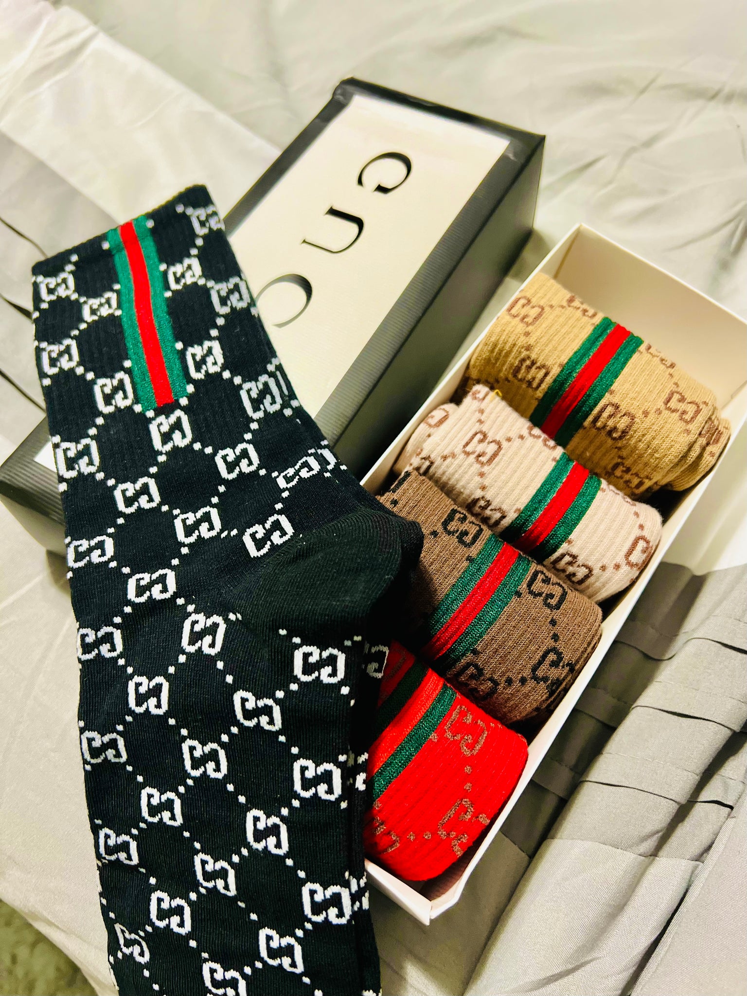 Unisex Gucci Socks Box Set – Rags 2 Riches Apparel