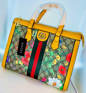 GG Floral Print Handbag