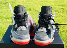 Load image into Gallery viewer, OFF-WHITE Bred 4s