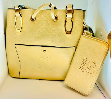 Tan GG Soft Leather Handbag and Wallet