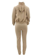 Load image into Gallery viewer, Tan Three-Piece Tracksuit Set